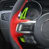 Car Shift Paddles Decorative Cover Stickers Fit For Ford Mustang 2015 Up Aluminum Alloy Interior Accessories