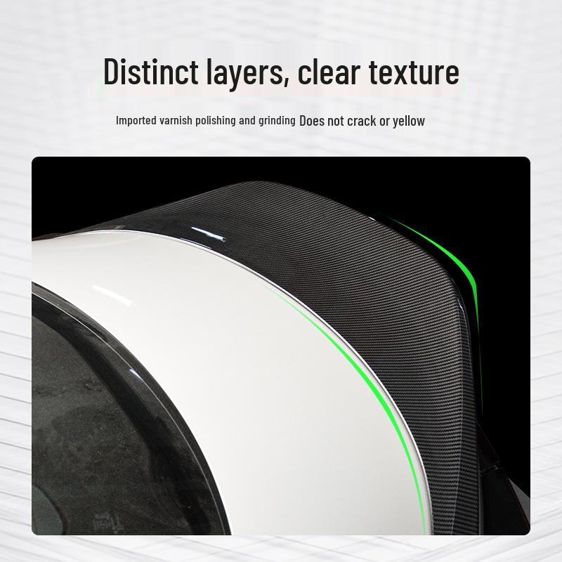 Dry Carbon Fiber Rear Wing Spoiler for 22 Subaru BRZ & Toyota GR86