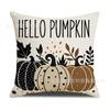 Thanksgiving New Cushion Cover Living Room Harvest Decoration Pumpkin Print Cushion Autumn Set Cushion Cover