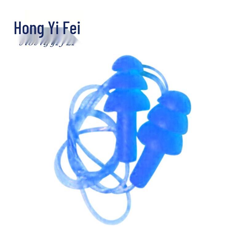 Hongyi Fei Silicone Corded Noise-Canceling Earplugs One Size