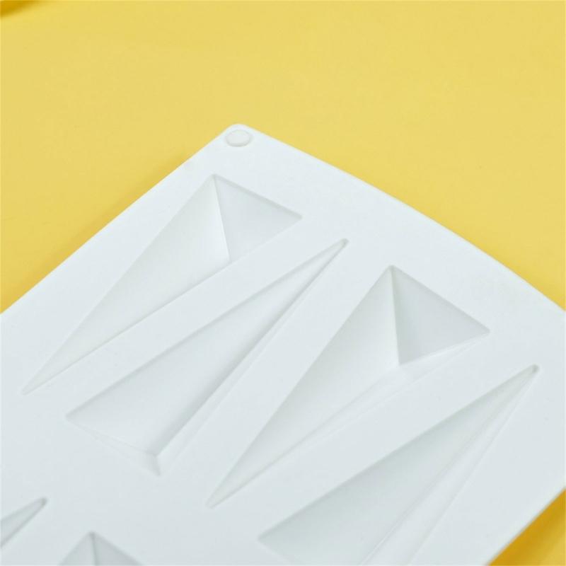 Silicone Fondant Mould Triangular-Rhombus Shape Sugar Mould Cookie Baking Mold for Chocolate DIY Baking Cake Decoration