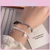 Highend Stylish Cat Bowknot Pearl Hand Accessory Bracelet For Womens Summer Outfits