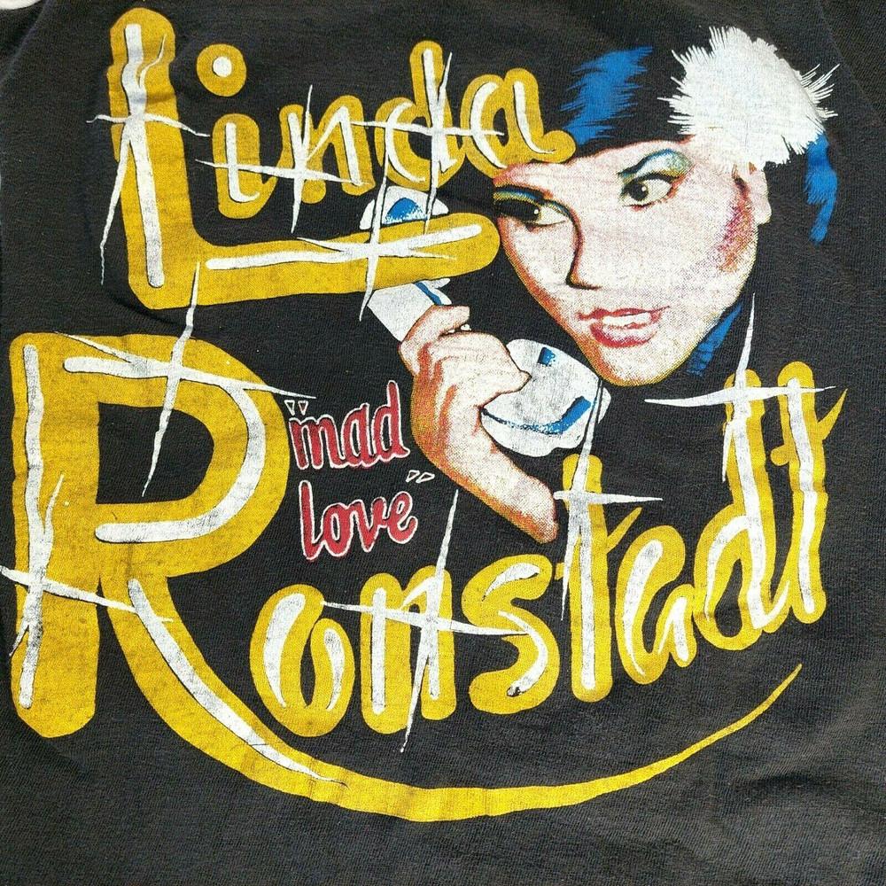 

Linda Ronstadt mad Love T-Shirt Black Unisex Tee S to 5XL Unisex T-Shirt M