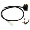 Motorcycle Horn Button Switch Durable Metal Motorcycle Handlebar Switch Overtaking Stylish Horn Switches Motocross