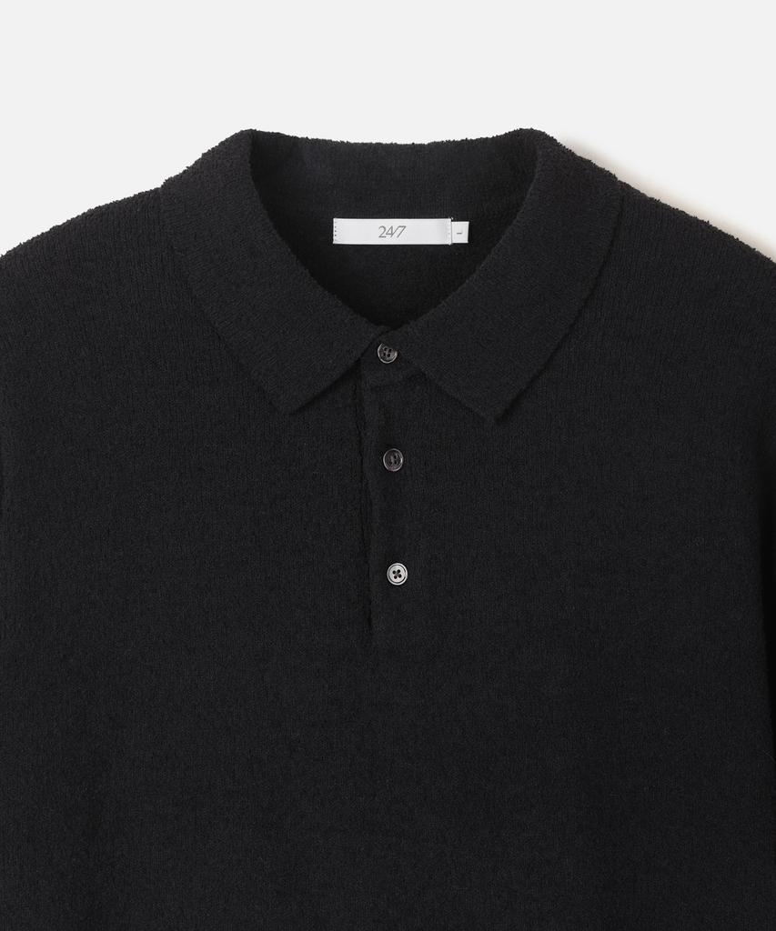 247Silijeu Boucle Terry Knit Black
