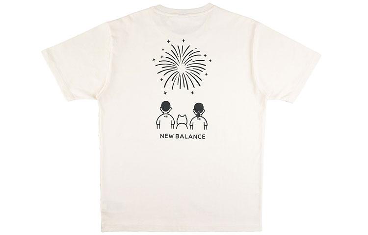 New Balance T Shirt Unisex Ecru AMT12391-RSI S