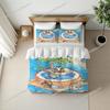 Maltese Puppy Cute Dog Duvet Cover Set Home Style Bedding Soft Laundry Cotton Bed Four Seasons Student Dormitory Home Textile963