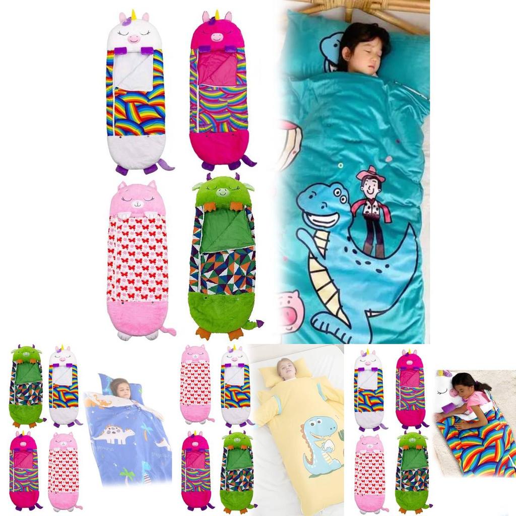 Gemütlicher Cartoon Tier Kinderschlafsack Entzückende Einhorn- und Hai-Designs