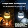 Multifunctional Camping Light, Retractable Camping Light, Portable Ultralight Rechargeable Ambient Pendant Light, Solar Powered.
