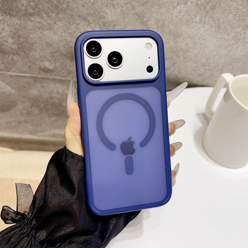 Luxury for Magsafe Magnetic Phone Case For iPhone 17 Pro Max Air 16 15 13 12 Smooth Skin Feel Matte Shockproof Protective Cover