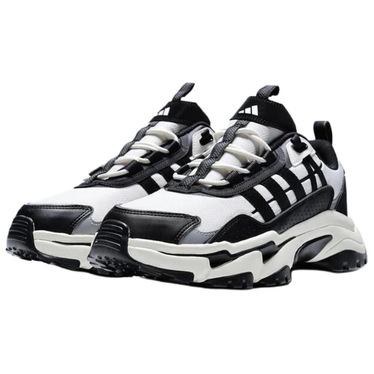 adidas Citywalk Pohodlné látkové bežecké topánky Unisex tenisky Čierne biele KI5160