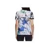 Adidas Originals Blumendruck Rundhals Kurzarm T-Shirt Damen Oberteile CY7370
