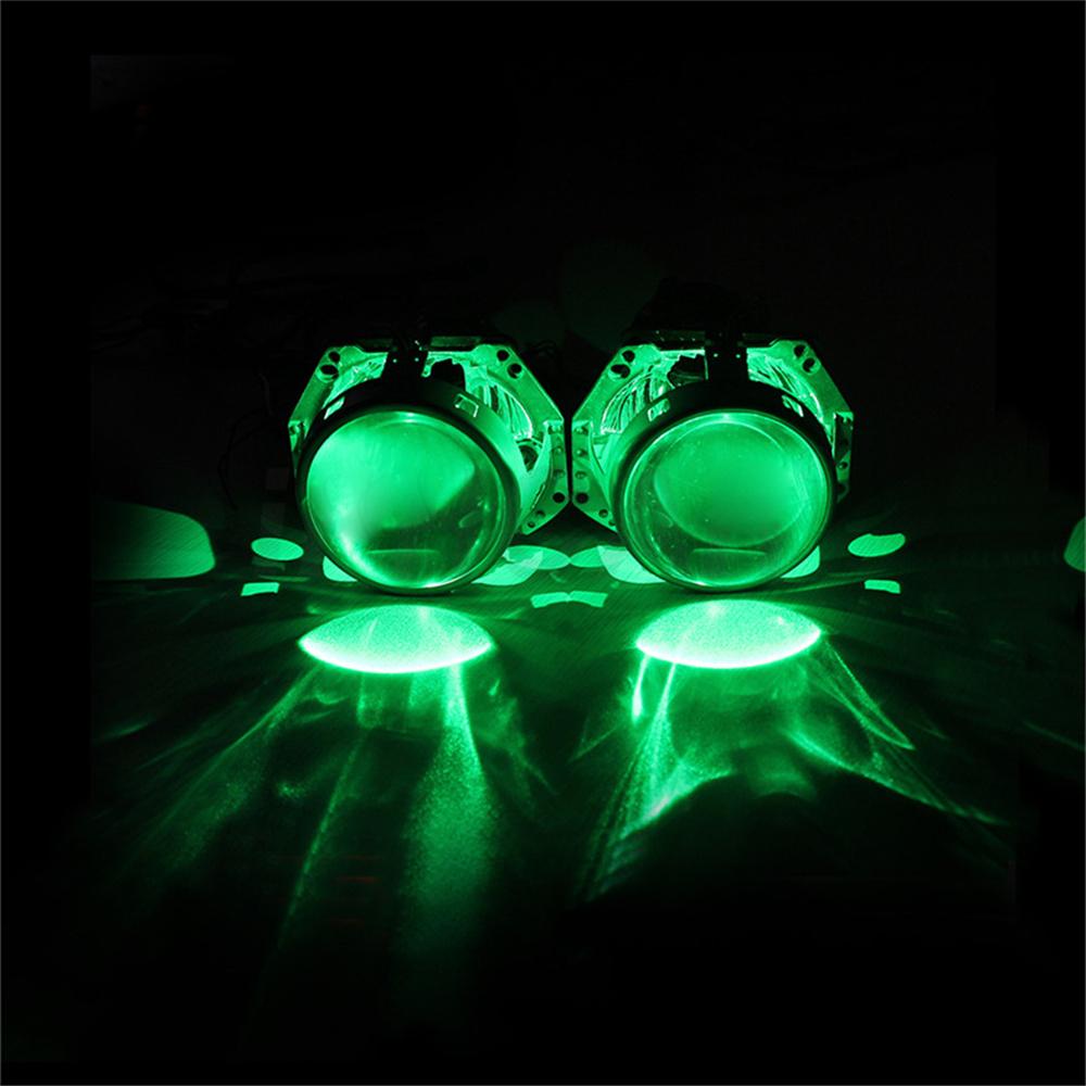 

2x RGB LED Light Devil Demon Eyes Bulbs Bluetooth APP Control Headlight Retrofit