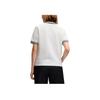 FILA Emerald Lifestyle Color Block Letter Print Round Neck Casual Sports Comfortable Knit Short Sleeve T-Shirt Women Tops White F11W514101F-WT