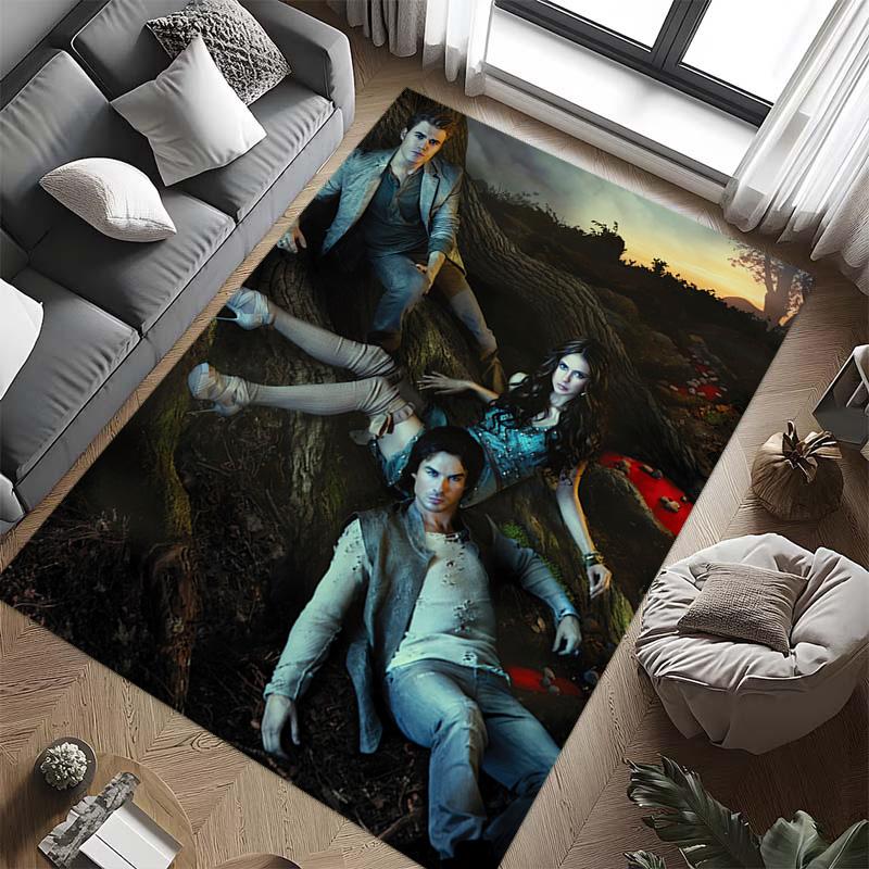 Vampire Diaries: Rainy Night Gathering carpet Suitable for all seasons Home Decor Room Christmas gifts Dormitory decoration