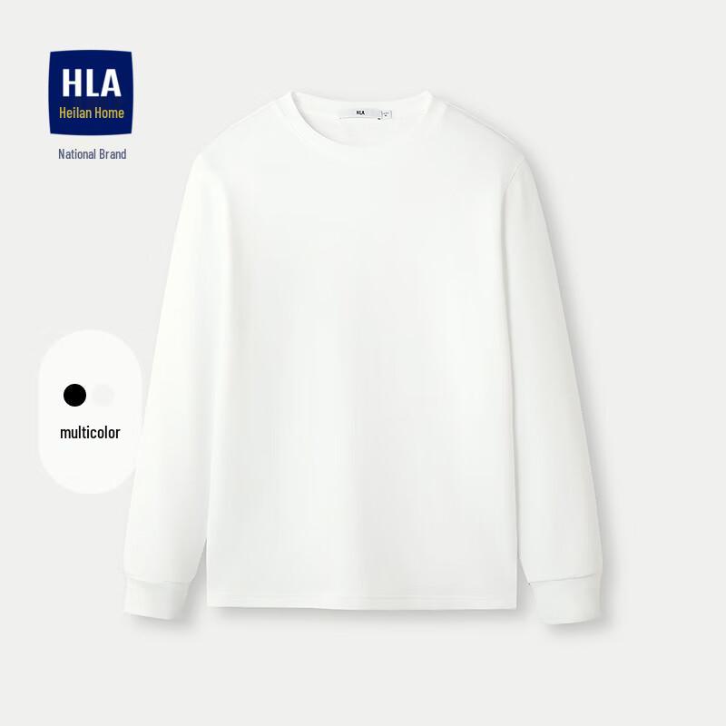 HLA Men s Round Neck Long Sleeve T-Shirt 170cm (suggested 125-135 catties)