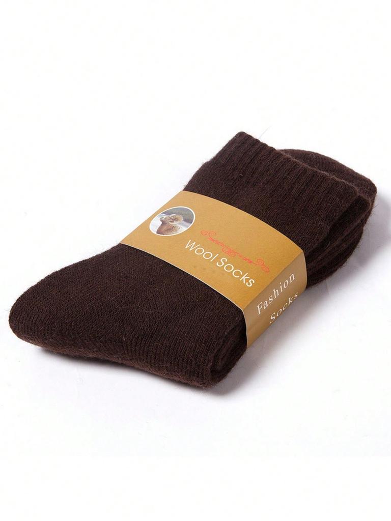 1 Pairs Winter Warm Women Socks Merino Wool Men Super Thicker Solid Against Cold Thermal Plush Thick Snow Terry Socks