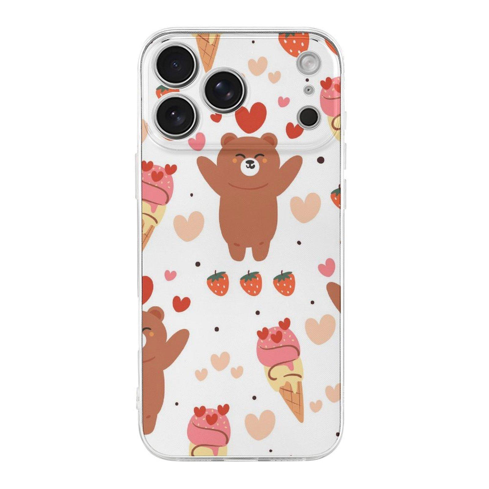 

1 шт. Легкий тонкий защитный чехол из ТПУ для iPhone 17/17Air/17Pro/17ProMax с мягким захватом и амортизирующими краями IPHONE-17ProMax