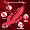 Powerful Thrusting Rabbit Vibrator for Women 3 In 1 Nipple Clitoris Stimulator G Spot  Dildo Massager Sex Toys for Adults Goods