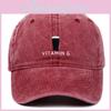 Vitamin G Classic Baseball Cap With Sun Protection For Sports And Travel