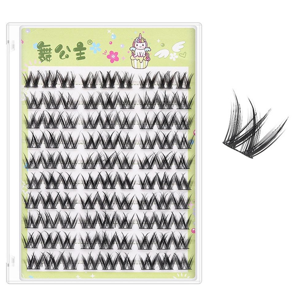 

Колючі Манга Кластери вій Аніме Індивідуальні вії 10 рядів Кластери вій DHJ