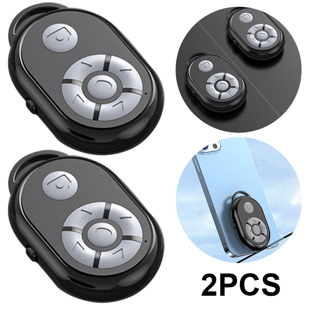 Remote Control Page Turner Bluetooth Smart Phone Screen Auto Clicker for Gaming Live 10m Camera Shutter Video Remote For Tiktok