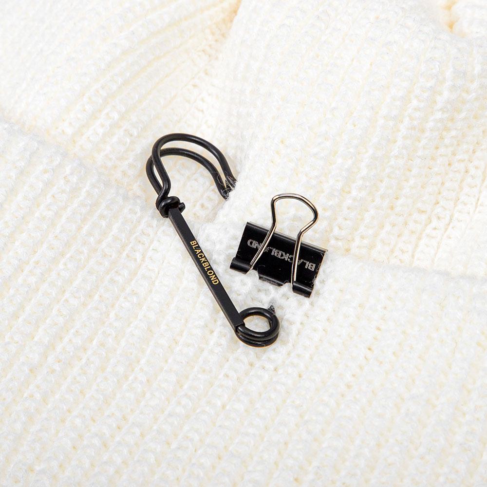 BLACKBLOND Vividi Signature Custom Short Beanie (White)