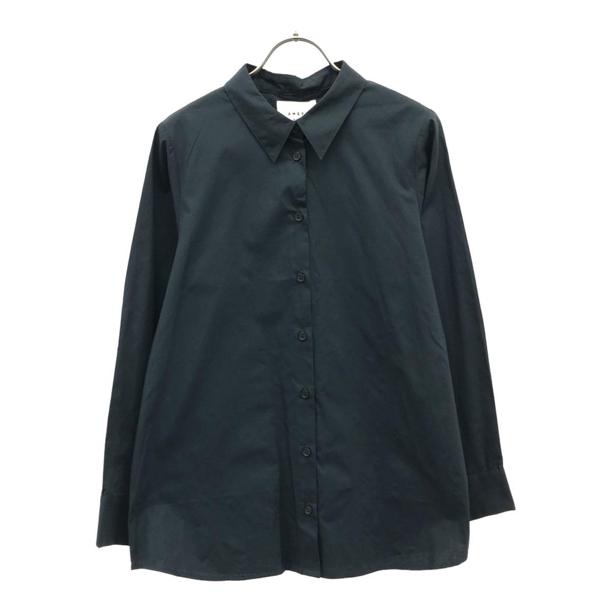 

unused AMERI UNDRESSED Long sleeve Cotton shirt F Navy Tagged Women Used