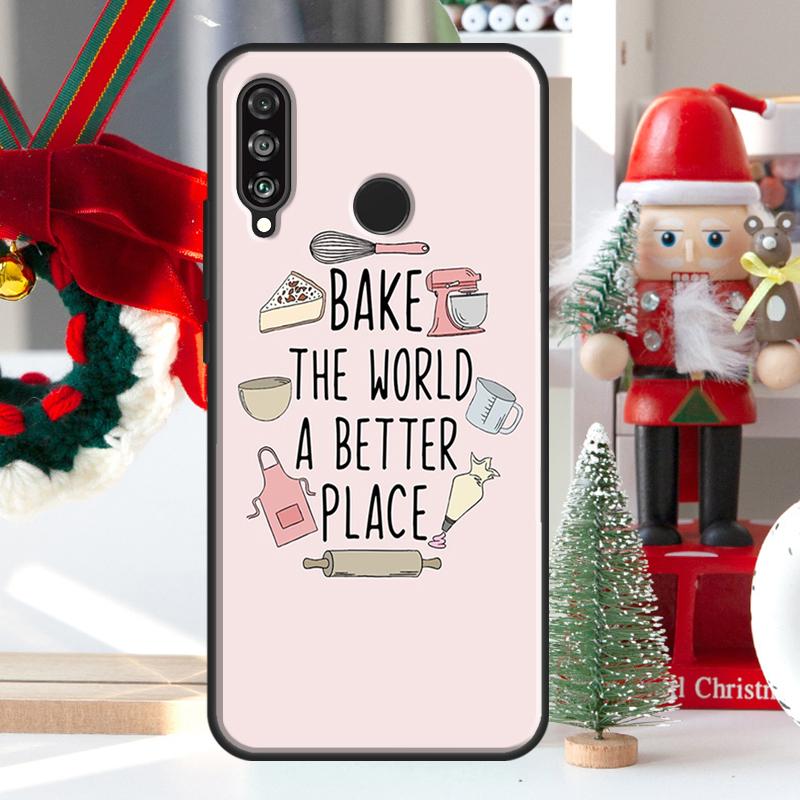 Baking Cook Chef For Huawei Nova 7i 8i 11i 12i 12s Y73 Y70 Y90 Y60 Y72 Y61 Y91 9 10 SE P30 Pro P40 Lite Case