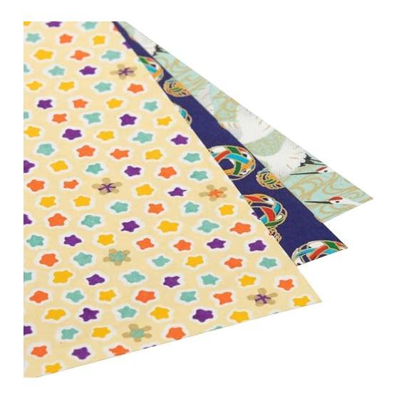 Washi Kawasumi Specially Selected Hand Dyed Kyoto Yuzen Washi Chiyogami 15cm Various Patterns 20 Patterns Included