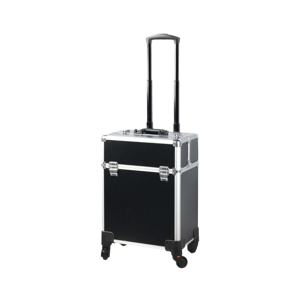 Large Universal Makeup Case with Wheels - Professional Storage for Beauty, Hairdressing, Nail Art, and Tattoo Supplies