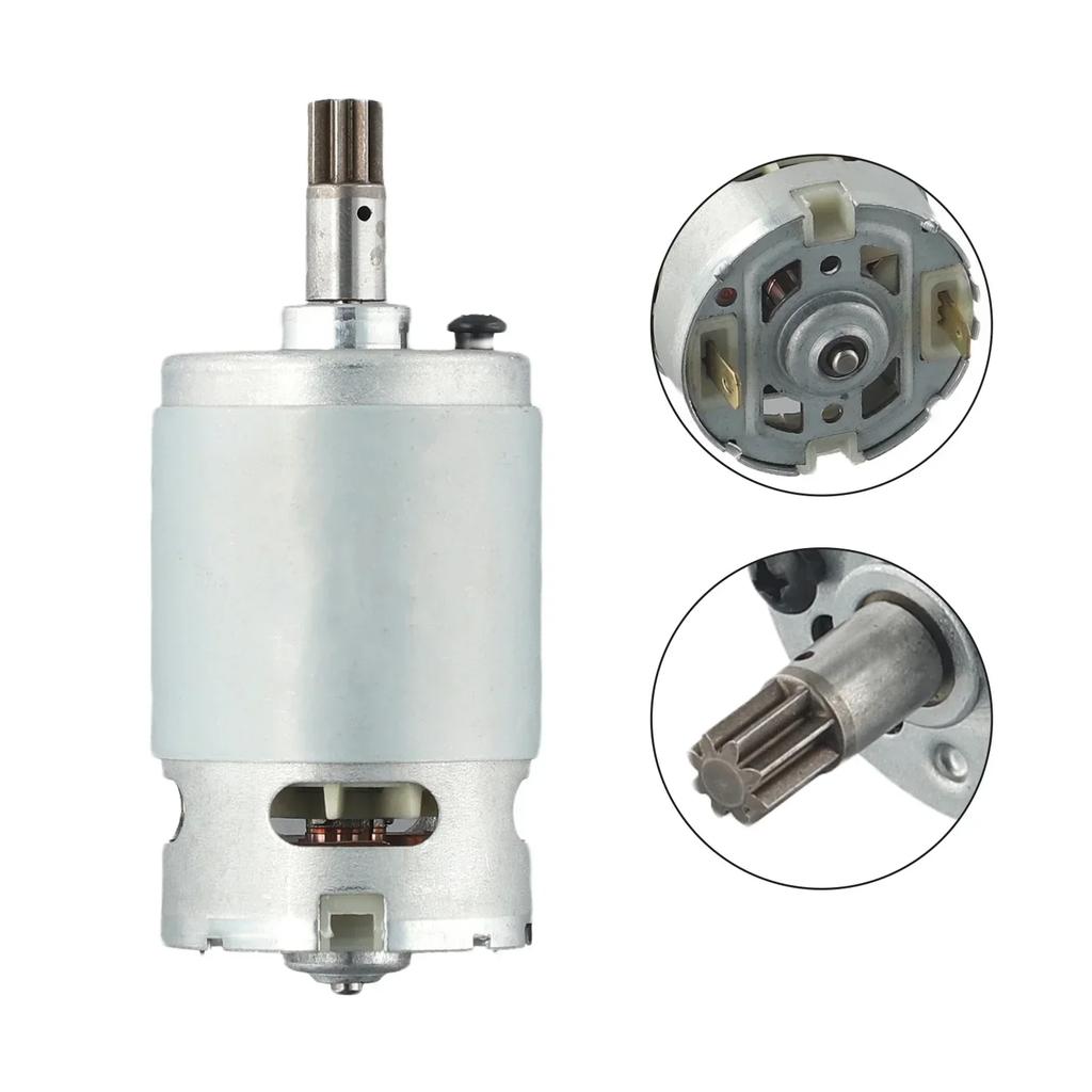 1pc DC18V Motor 8 Teeth High Torque Gear Box RS-550VD-6532 H3 For WORX 50027484 WU390 WX390 WX390.1 Electric Tool Accessories