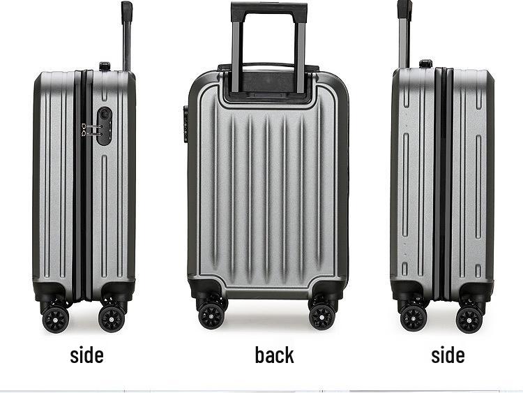 20-Inch Lightweight Travel Suitcase with Combination Lock & Universal Wheels for Adults & Students