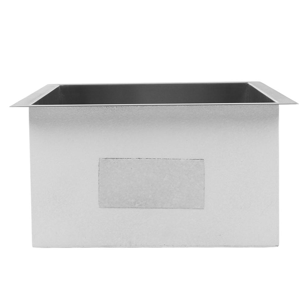 RV Rectangular Sink Wash Basin Stainless Steel 400x350x203mm Rust Resistant Large Capacity for Campe