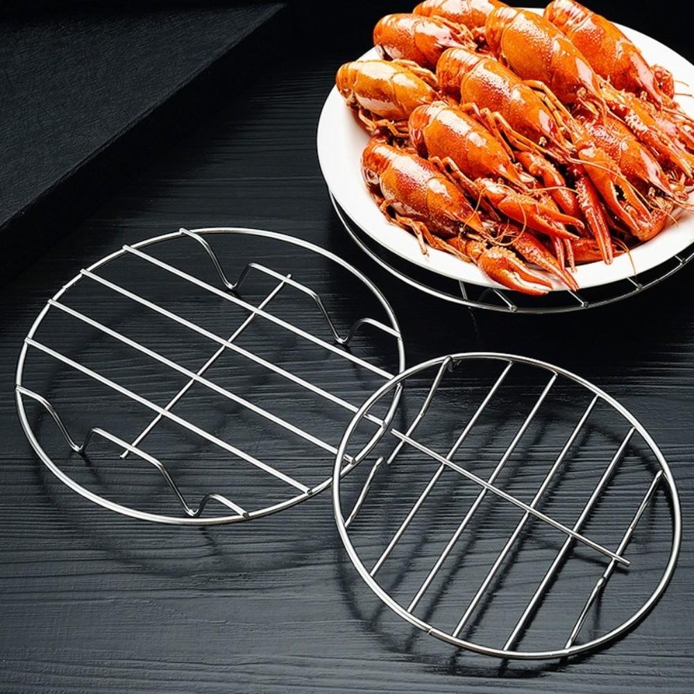 Thicken Stainless Steel Steaming Racks Rust-proof Egg Steaming Tray Food Steamer Shelf  Baking