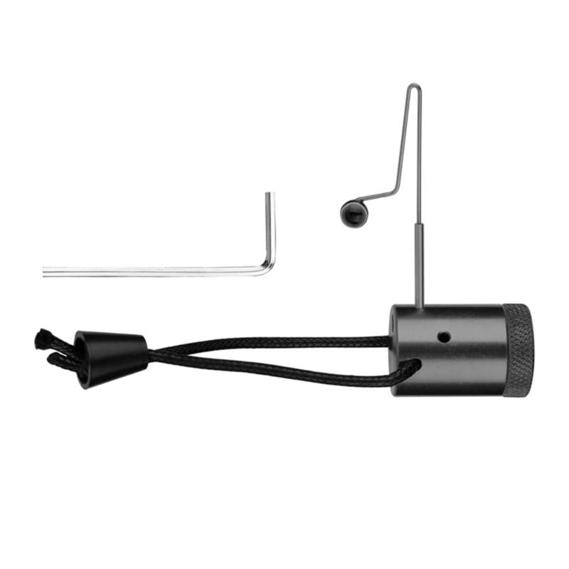 

Efficient Squeeze Action Baits Dispenser Aluminum Alloys Compacts Fishing Gear for Various Baits Up To 4cm чёрный