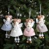 Christmas Angel Girl Ornament & Floral Decorations for Tree