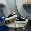 Thick-soled solid color trendy shoes spring and summer new casual shoes lace-up ms
