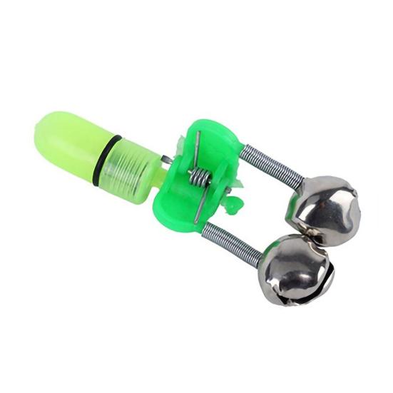 10 Stück Fischköder Alarm Leuchtend Wasserdicht Metall Angelrute Köder Alarm für Nachtangeln