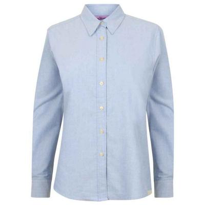 Womens/Ladies Oxford Classic Long-Sleeved Formal Shirt