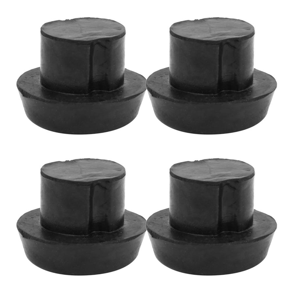 20pcs Protective Billiard Cue Rubber Plug Black Billiard Tail Cover  Billiards Game