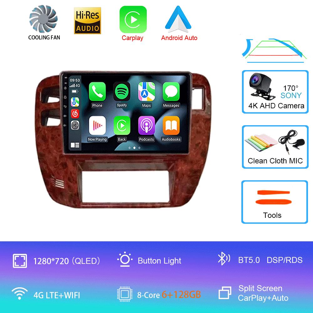 Android 14 Car Radio For For Nissan Patrol 1997-2005 CarPlay Stereo GPS Navigation Multimedia Video Player Autoradio Audio 4G
