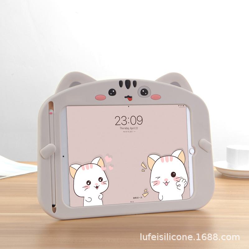 "Silikon-Schutzhülle für iPad Air 4/10,9 Zoll Pro 11 mit Stifthalter"