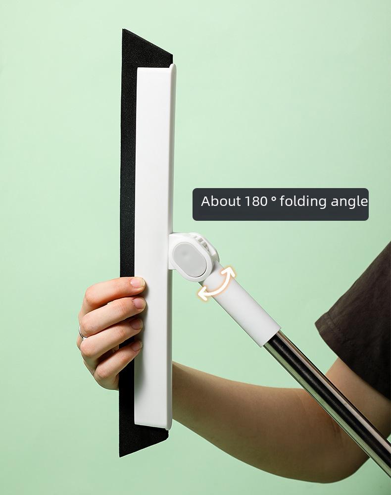 110AAC Long Handle Detachable Floor Scraper Brush for Bathroom and Kitchen Cleaning