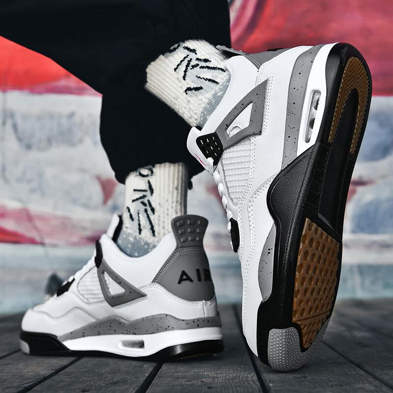 Aj4 elektrische Mutter Herrenschuhe Weiß Zement Groß Paris Universitätsblau Groß Kinder Basketballschuhe Putian aj3 Damenschuhe AJ4 Laufschuhe