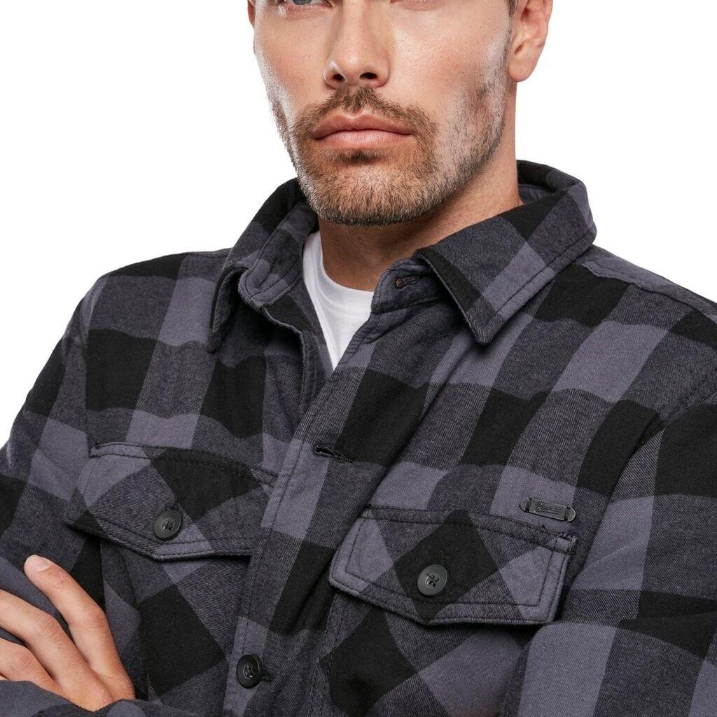 Winter Jacket Brandit Lumberjacket (9478) Black/grey