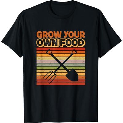 Gardener Gardening Garden Trees Plants Grow Your Own Food T-Shirt