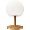 Cordless Table Lamp LUMISKY - Extendable Bamboo Base - Warm White/white LED LUNY