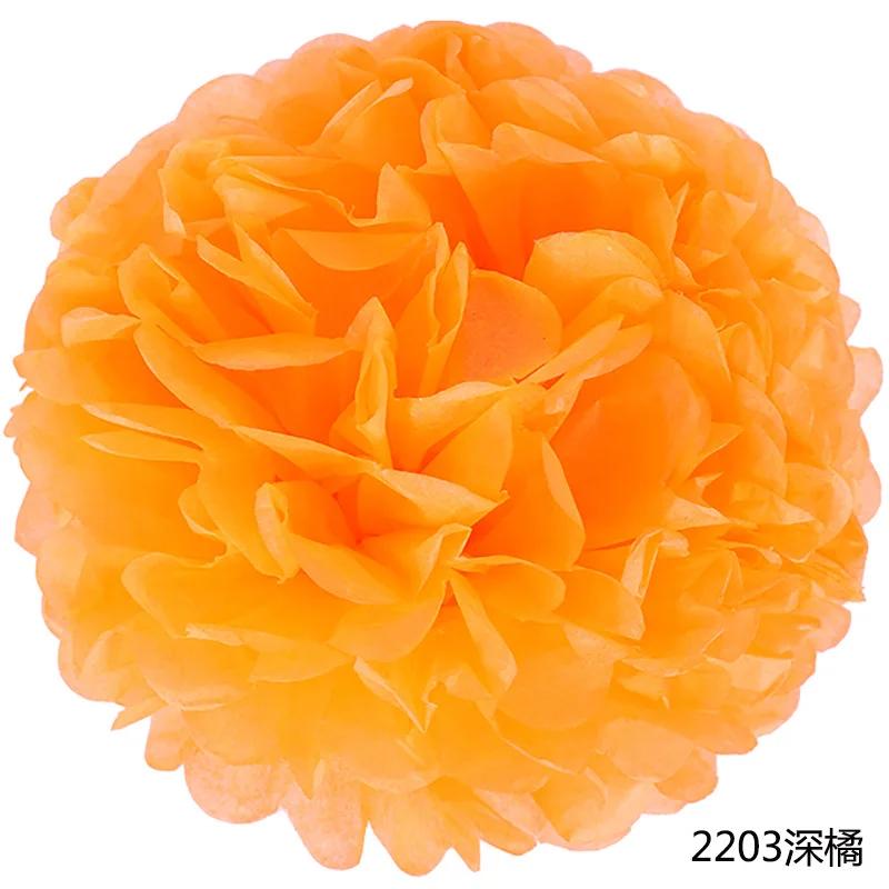6-14inch(15-35cm) Handmade Tissue Party Flower Ball Decoration Paper Pompoms Wedding Decorative Baby Shower Birthday Favor Decor