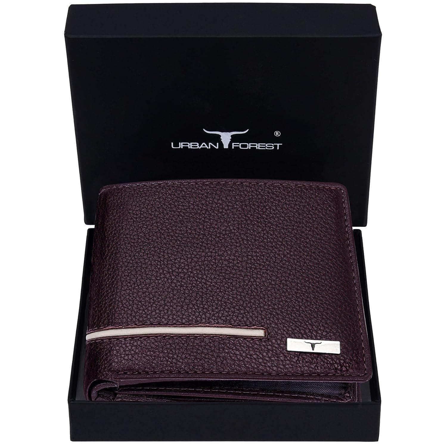 

Кошелек из кожи папайи для мужчин коричневый/песочный